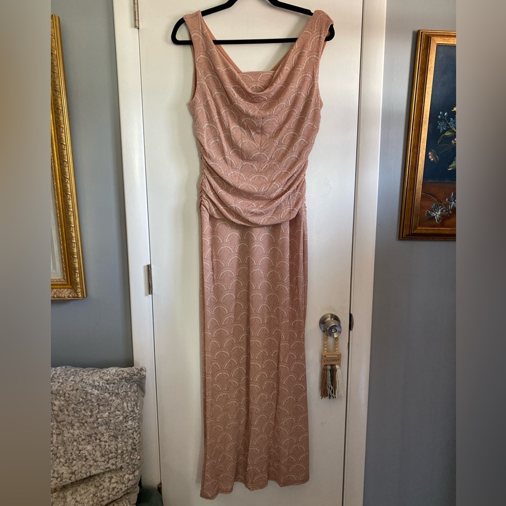 Enfocus Studios Blush Glitter Gown - Size 12